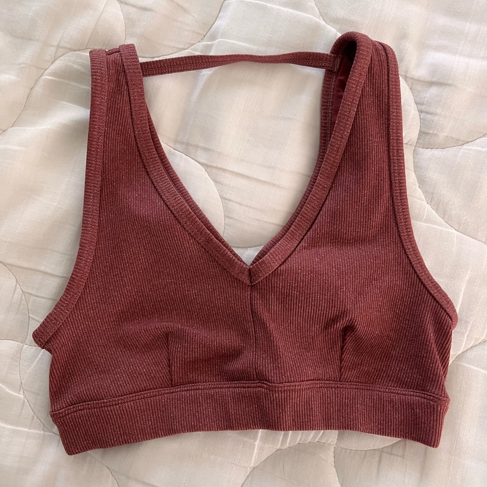 ALO Yoga Sports Bra Pink XS NEW